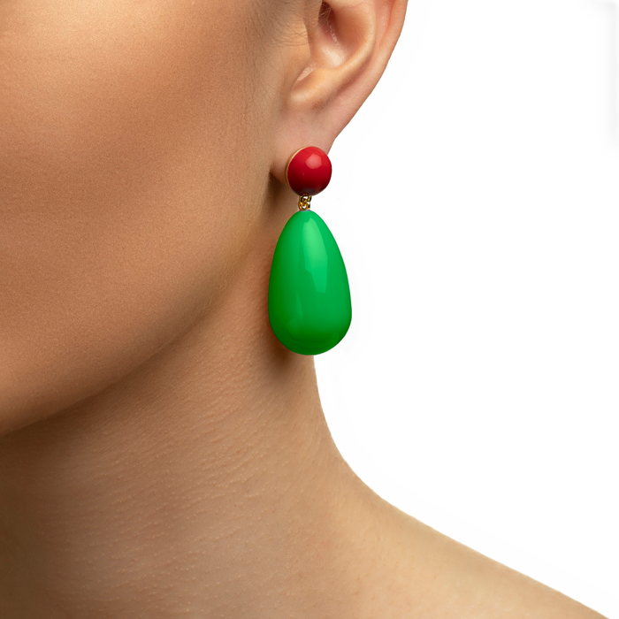 Eshvi Large Drop Earrings