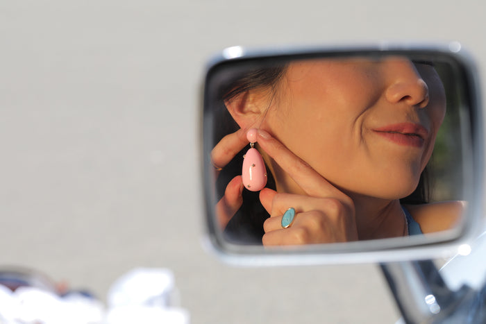 Eshvi Large Galaxy Drop Earrings