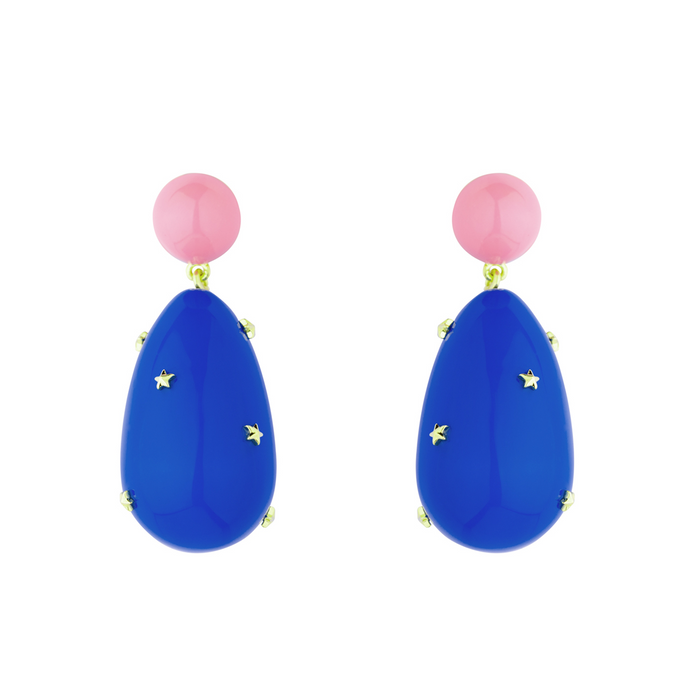 eshvi Large Galaxy Drop Earrings