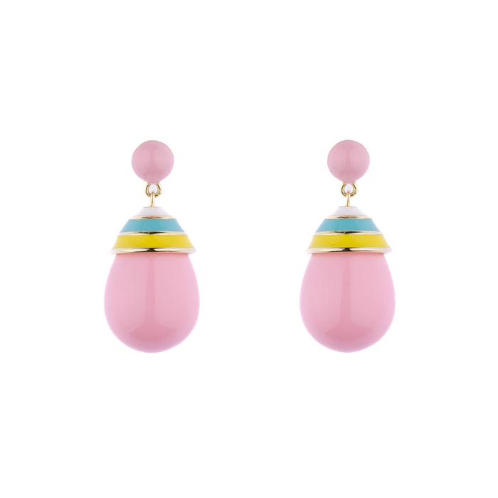 eshvi Mini Colourful Drop Earrings