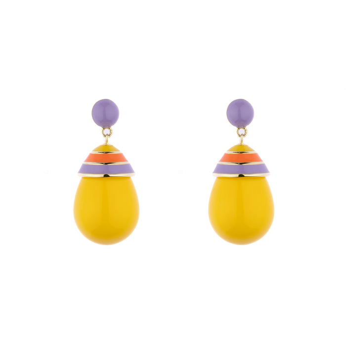 eshvi Mini Colourful Drop Earrings