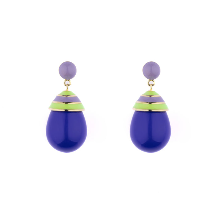 eshvi Mini Colourful Drop Earrings