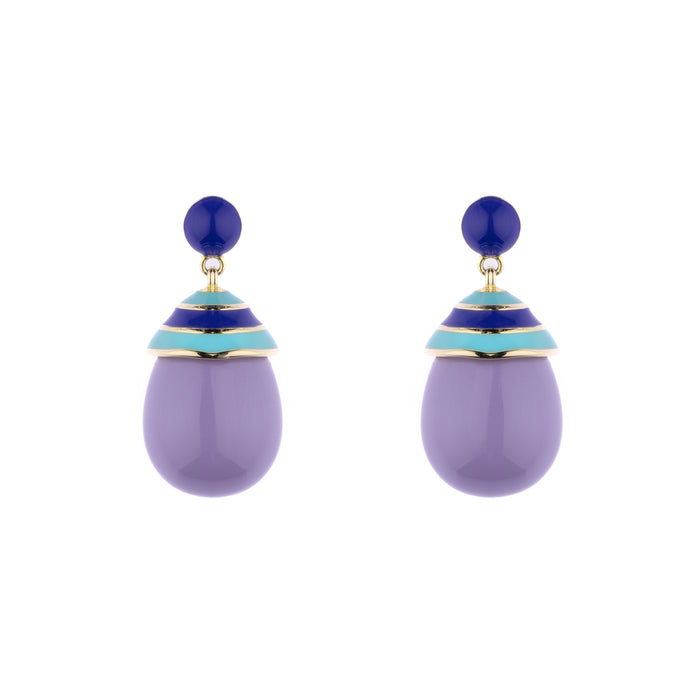 eshvi Mini Colourful Drop Earrings