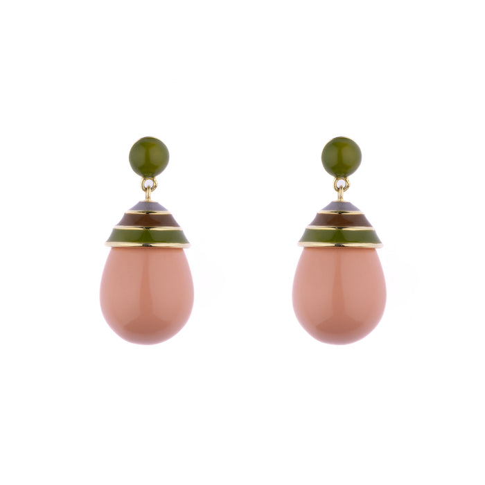eshvi Mini Colourful Drop Earrings
