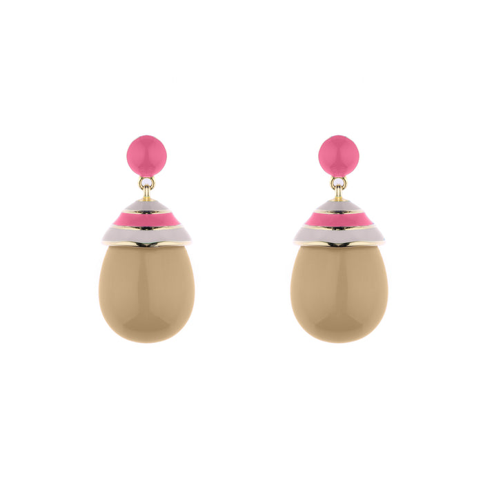 eshvi Mini Colourful Drop Earrings