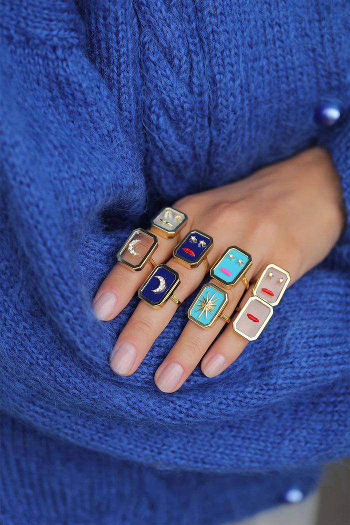 Eshvi Moonlight Ring