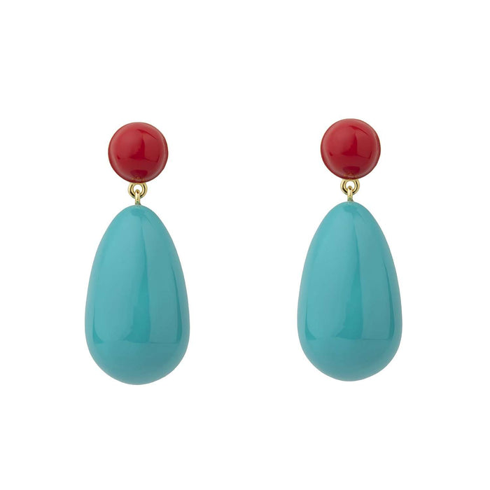 eshvi Multicolored Drop Earrings