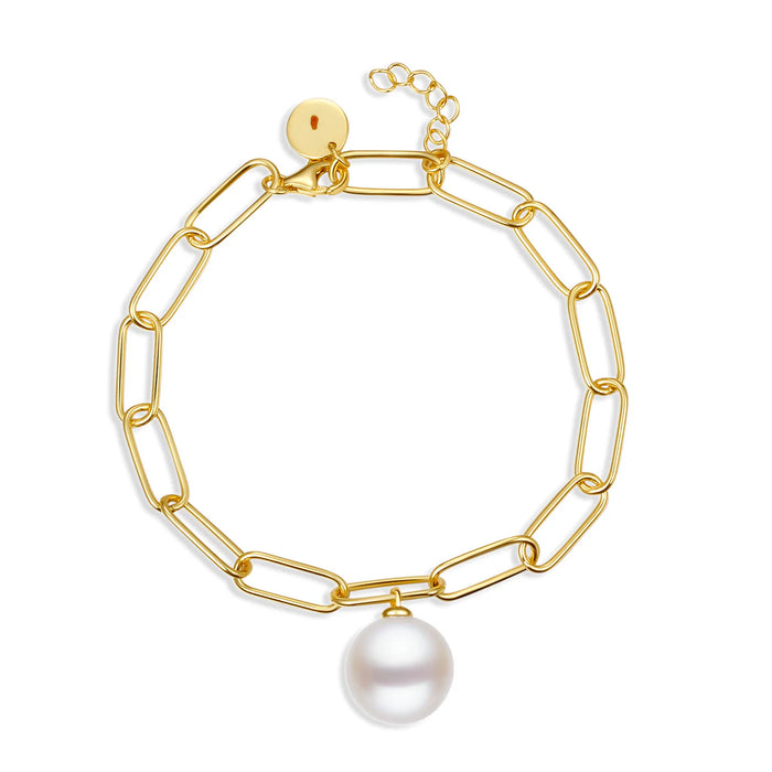 eshvi Pearl Charm Bracelet