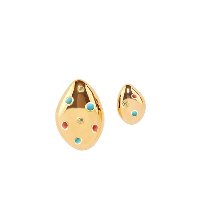 eshvi Radiant Drop Shape Earrings
