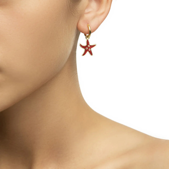 Eshvi Single Starfish Earring