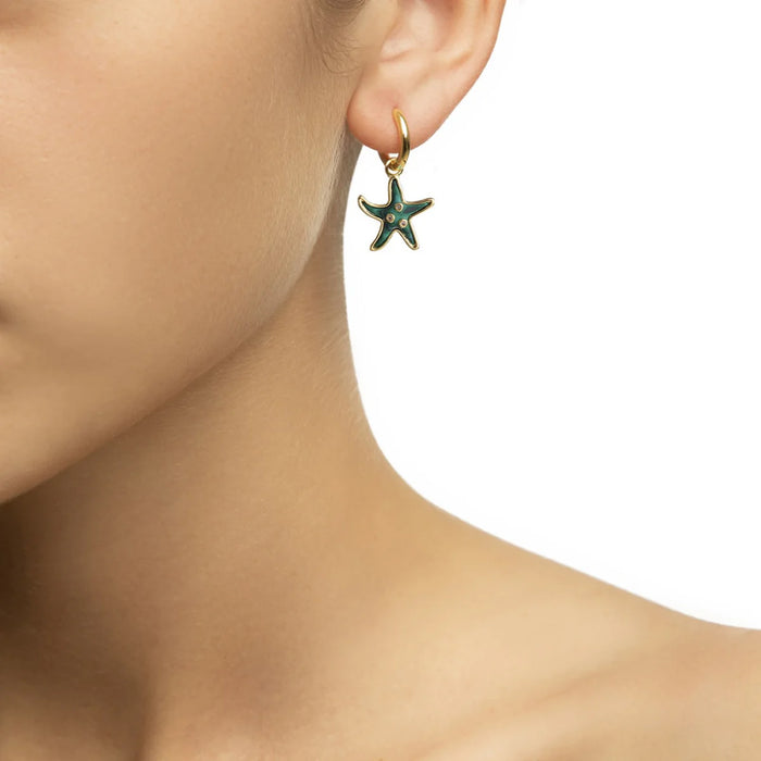 Eshvi Single Starfish Earring
