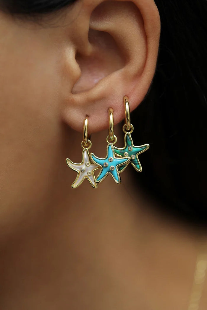 Eshvi Single Starfish Earring