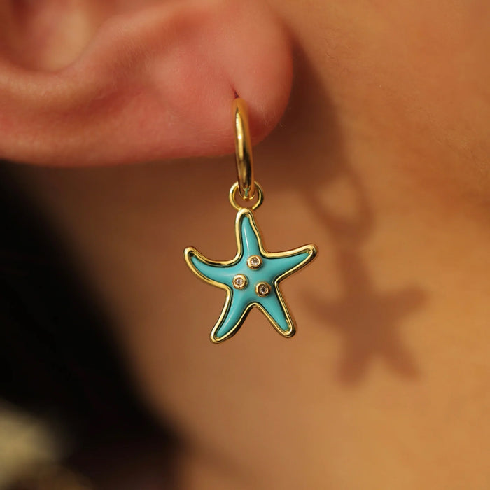Eshvi Single Starfish Earring