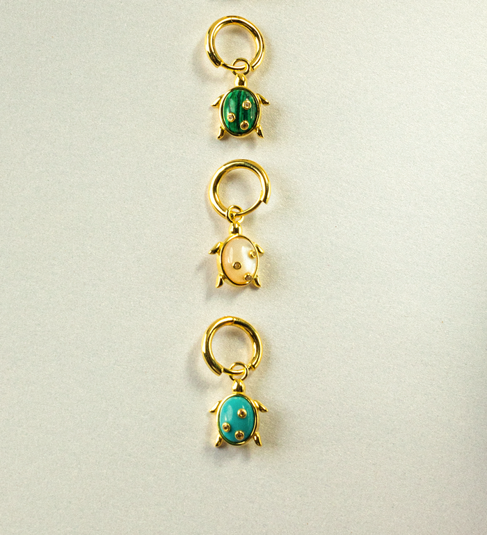 Eshvi Single Turtle Earring