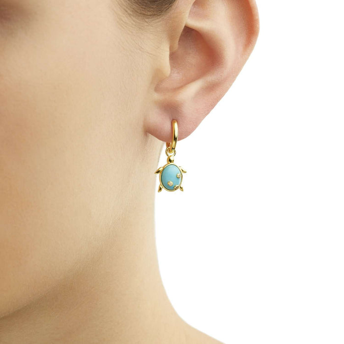 Eshvi Single Turtle Earring