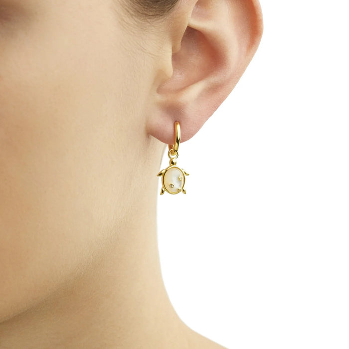 Eshvi Single Turtle Earring