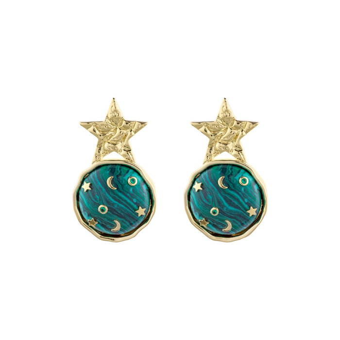 eshvi Star Galaxy Earrings