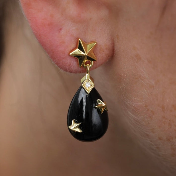 Eshvi Starry Night Drop Earrings