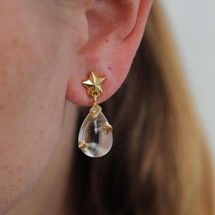 Eshvi Starry Night Drop Earrings