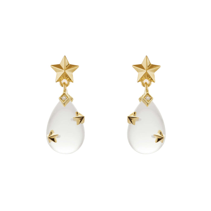 eshvi Starry Night Drop Earrings