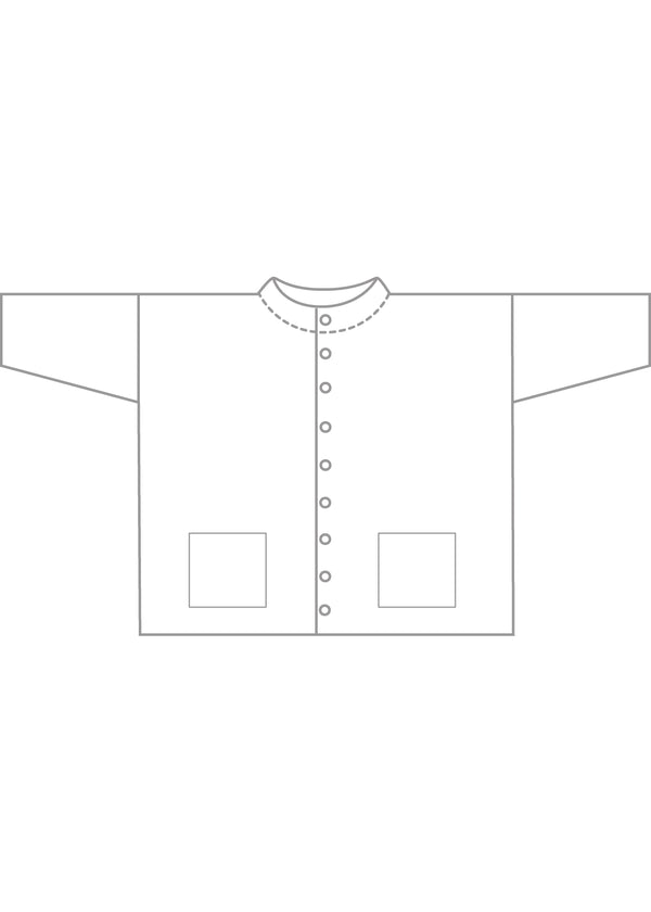 Eskandar Cashmere Knitted High Neck Top With Buttons - Long