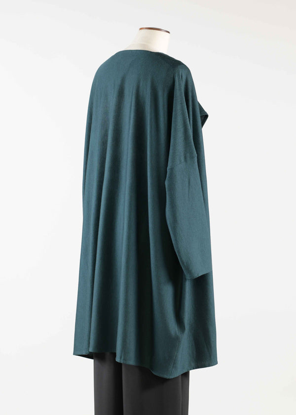 Eskandar Cashmere Silk Mix Extra Wide Slim Sleeve Jacket - Long Plus