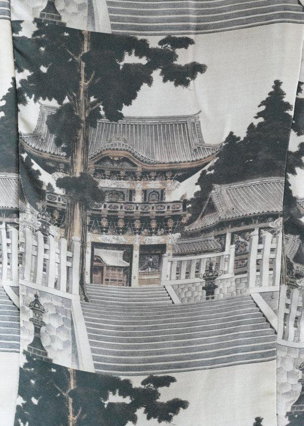 Eskandar Cashmere Slope Shoulder Round Neck Jacket- Lng(3/4 Sleeve)