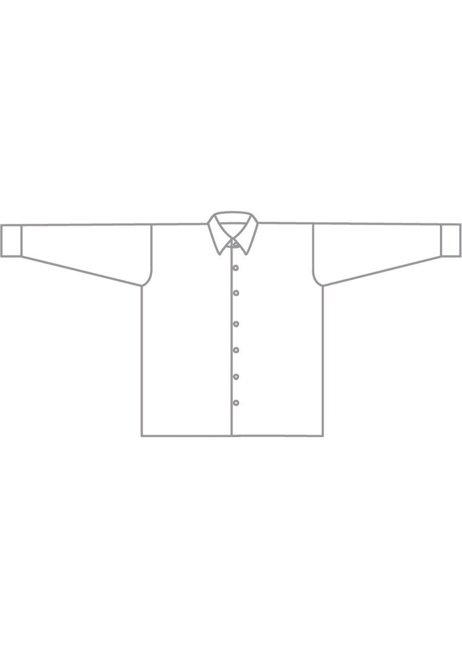 Eskandar Cotton Poplin Slim Shirt With Collar - Regular