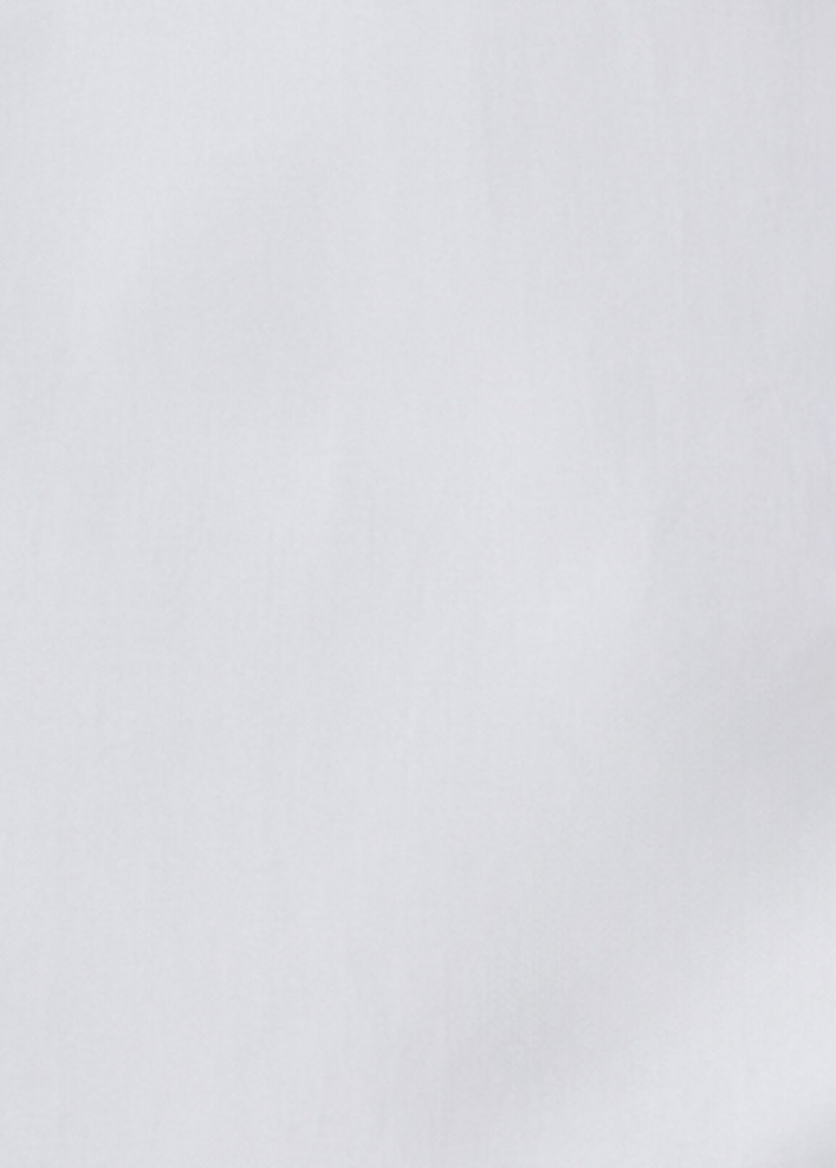 Eskandar Cotton Slim A-line Double Stand Collar Shirt With Stepped Insert - Long