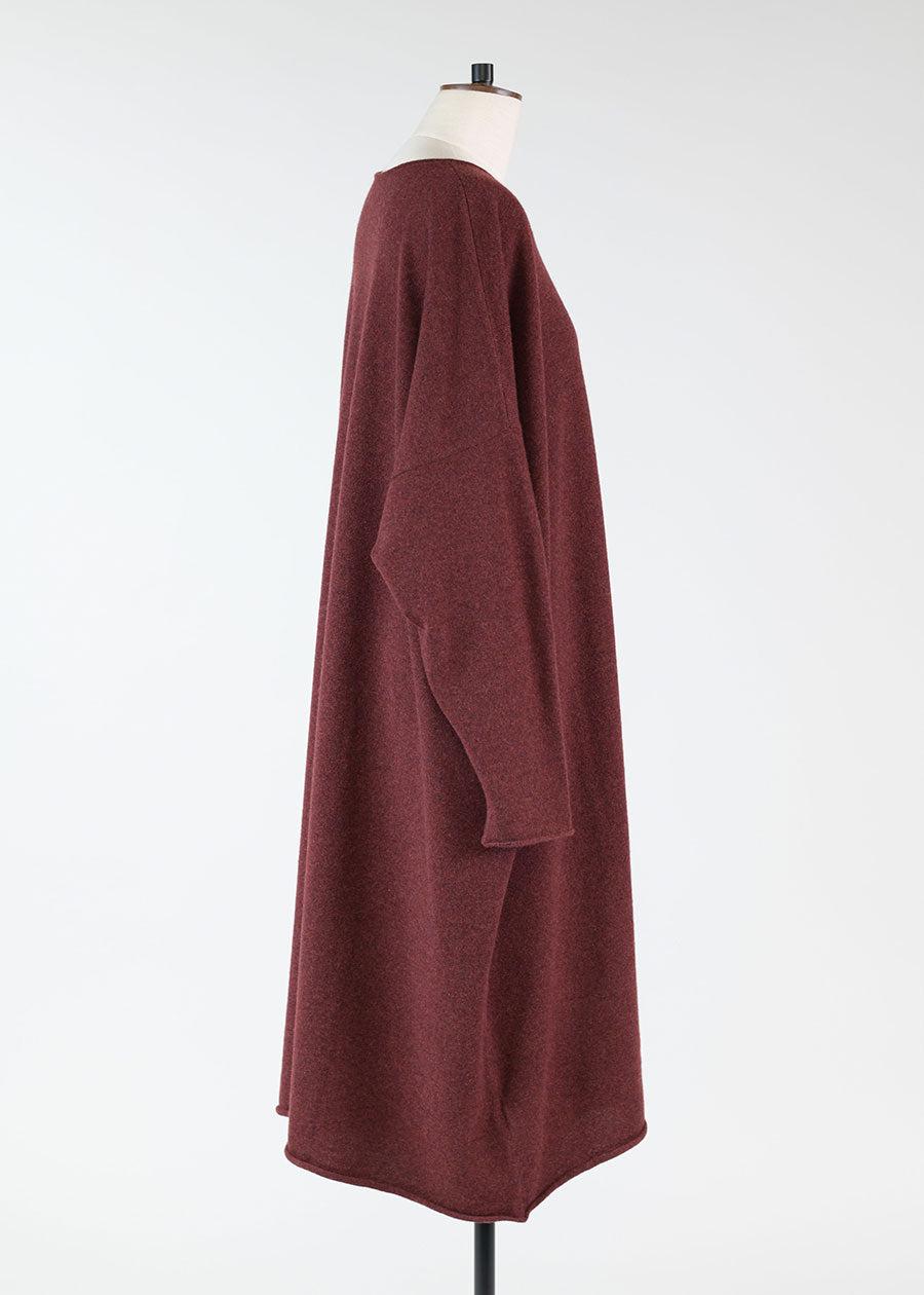 Eskandar A-line Bateau Neck Dress