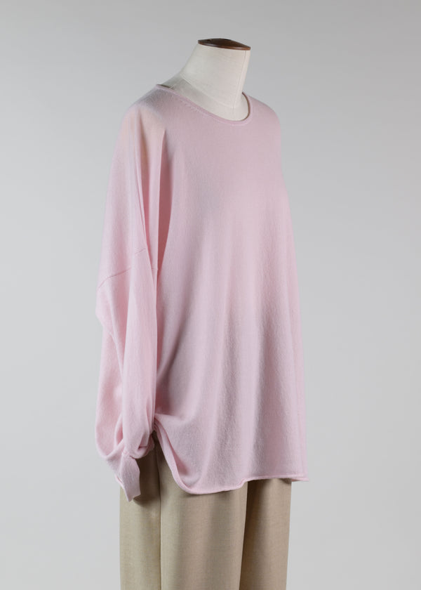 Eskandar A-line Bateau Neck Sweater - Long