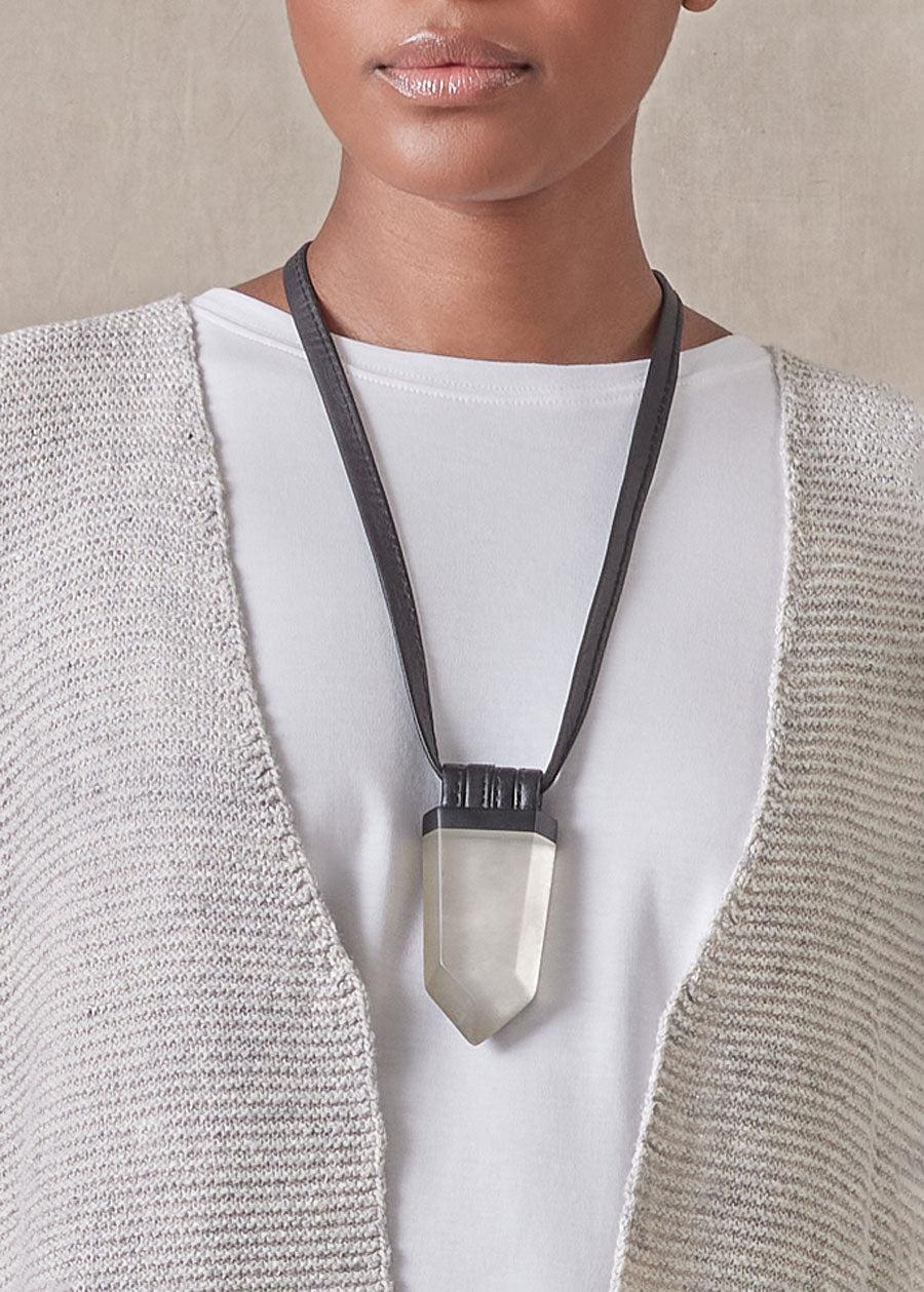 Eskandar Acrylic Pentagon Pendant