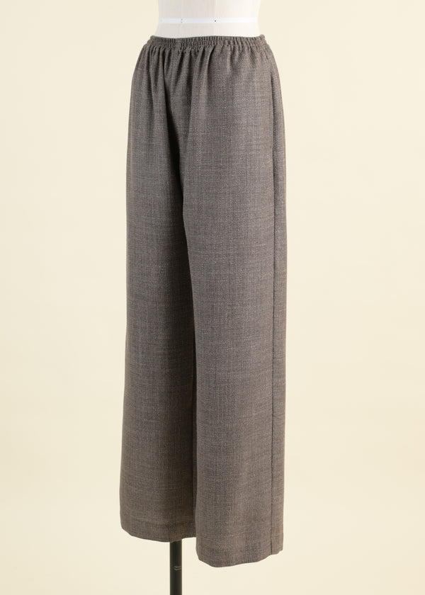 Eskandar Alpaca Wool Mix Trouser
