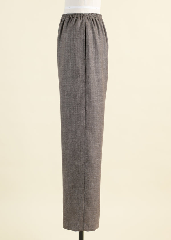 Eskandar Alpaca Wool Mix Trouser