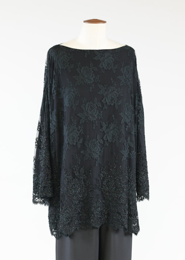 eskandar bateau neck tunic - long