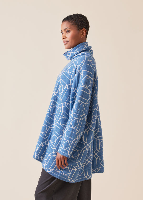 Eskandar Cashmere Knitted Monks Top - Long