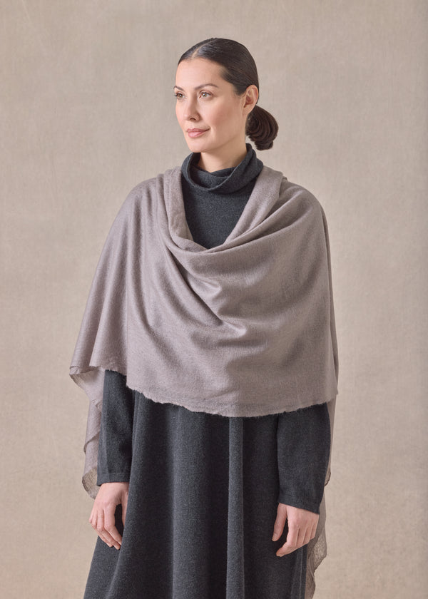 eskandar cashmere large scarf (127cm x 220cm)