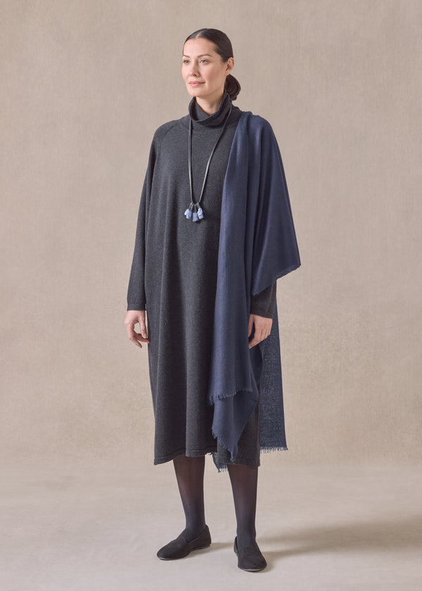 eskandar cashmere large scarf