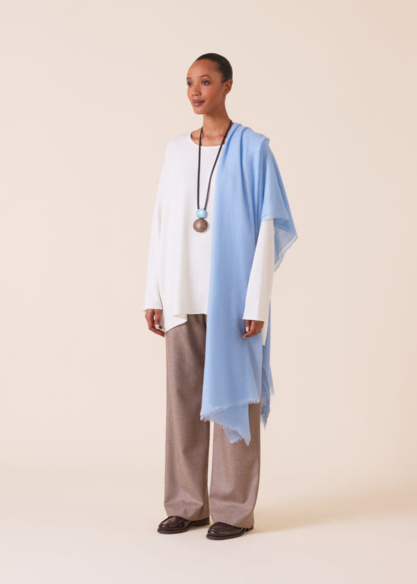 eskandar cashmere large scarf