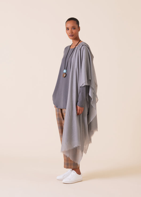 eskandar cashmere large scarf