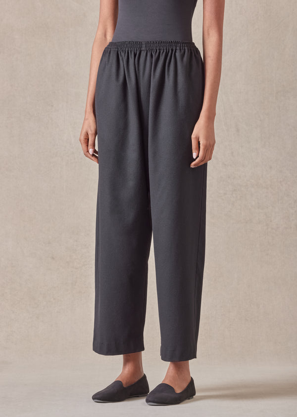 eskandar cashmere longer japanese trouser