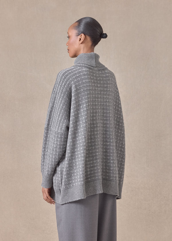 Eskandar Cashmere Roll Neck Sweater - Mid Plus