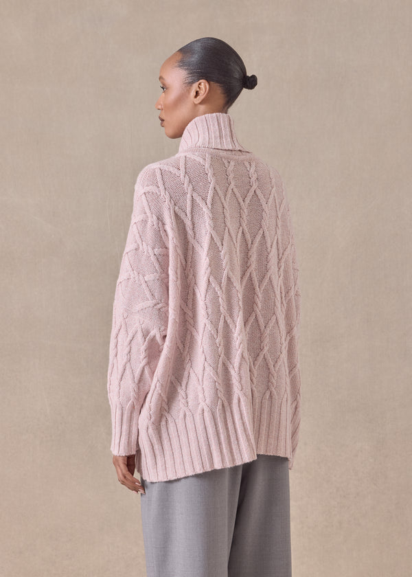 Eskandar Cashmere Roll Neck Sweater - Mid Plus