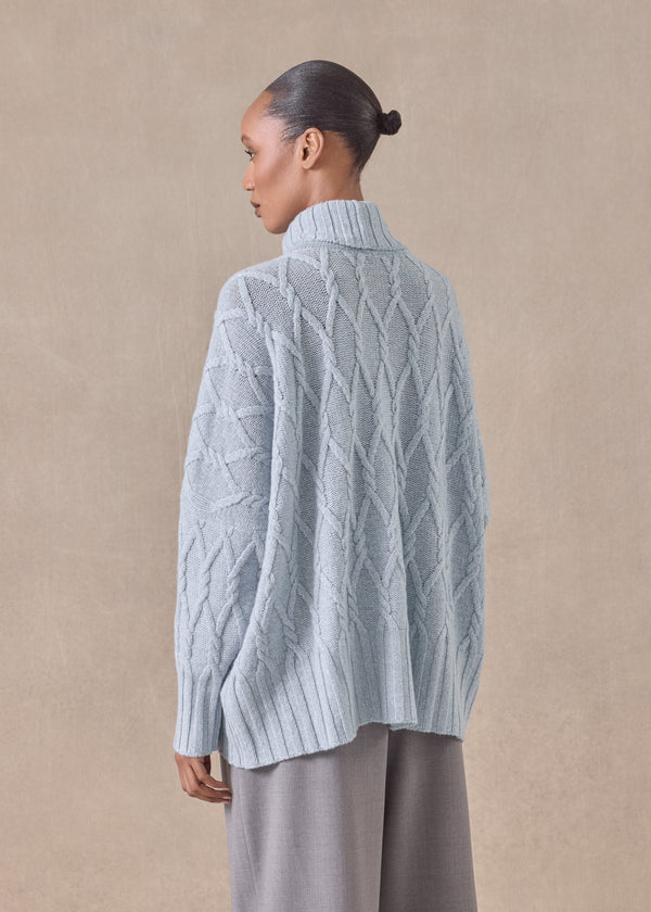 Eskandar Cashmere Roll Neck Sweater - Mid Plus