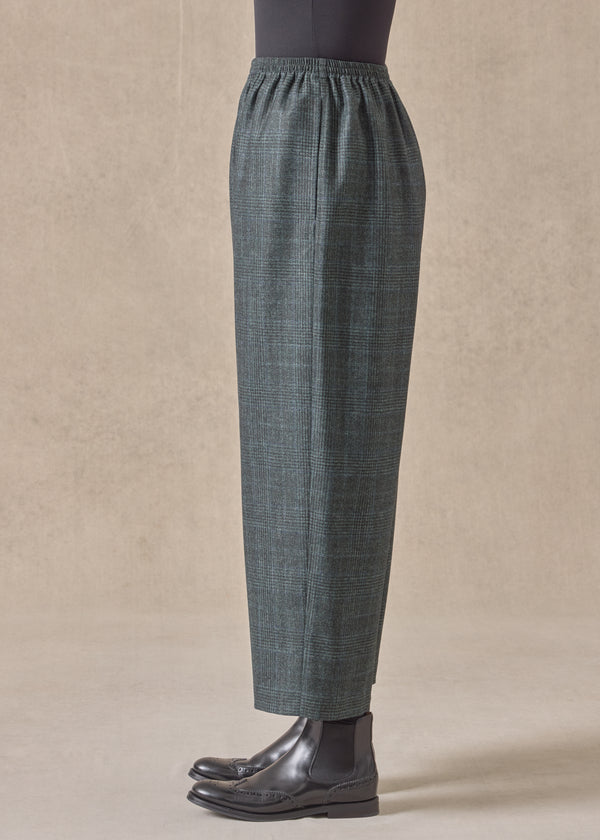 Eskandar Cashmere Silk Wool Mix Japanese Trouser