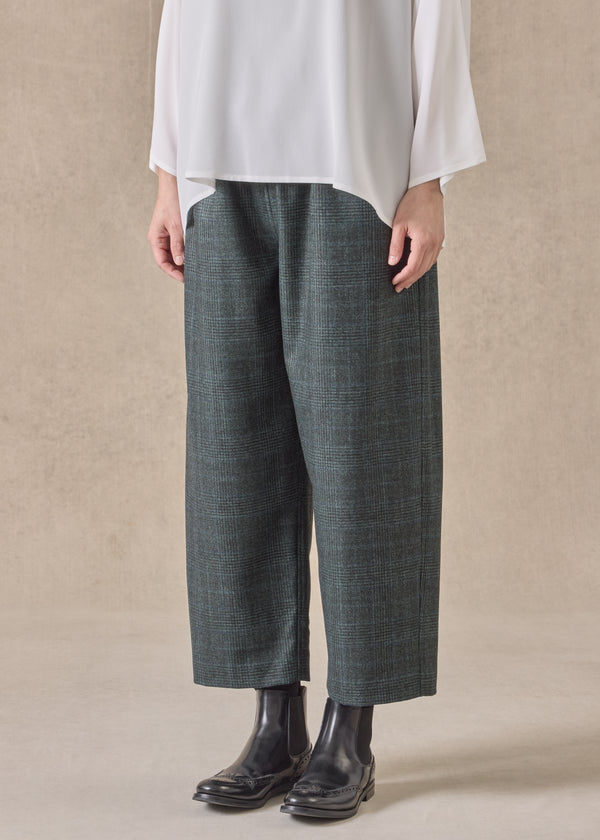eskandar cashmere silk wool mix japanese trouser