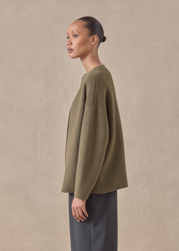 Eskandar Cashmere Small Jacket Coat Cardigan- Short