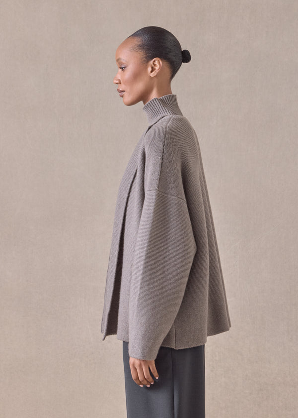 Eskandar Cashmere Small Jacket Coat Cardigan- Short