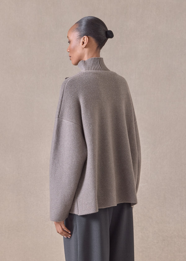 Eskandar Cashmere Small Jacket Coat Cardigan- Short