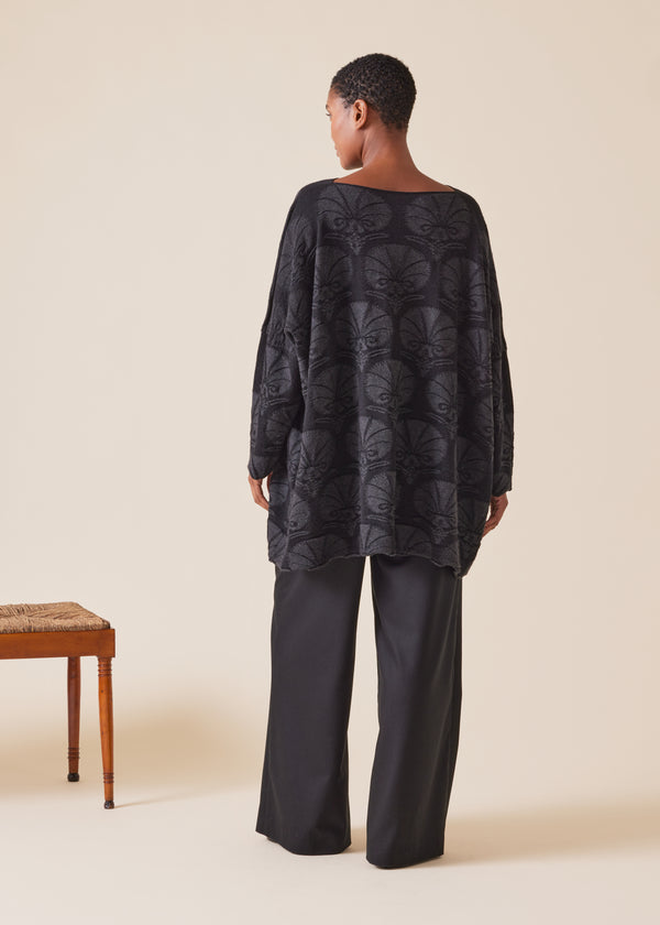 Eskandar Cashmere Square Slim Sleeve Sweater - Long